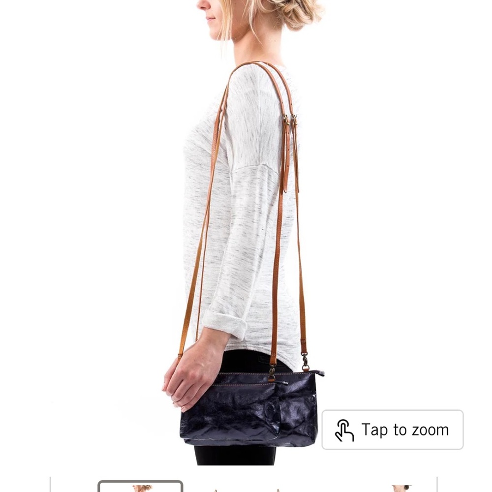 Elegant Black Leather Crossbody Bag